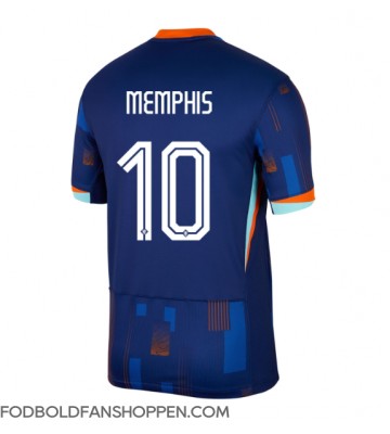 Holland Memphis Depay #10 Udebanetrøje EM 2024 Kortærmet